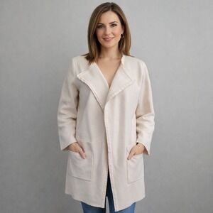 ANRABESS Size Large Long Sleeve Lagenlook Open Front Cardigan Sweater Jacket NWT